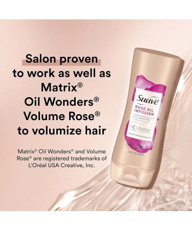 Suave Professionals Rose Oil Infusion Volumizing Conditioner for Fine Hair - 12.6 oz | International Shipping - Buy Online on SooperMarket.com