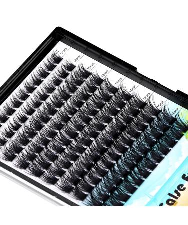 Shop Mixed Cluster Eyelashes - DIY D Curl Individual Lashes 10-12-14-16mm | 0.07mm Thickness | International Shipping - Buy Online on SooperMarket.com