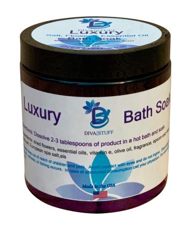 Luxury Bath Tea Soak With Epsom Salts  Dried Flowers and Essential Oils