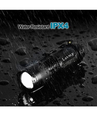 LETMY Tactical Flashlight - Super Bright LED Mini Flashlights with Belt Clip, Zoomable, 3 Modes, Waterproof - 2 Pack for EDC, Gift, Hiking, Camping, Hurricane & Power Outage - Buy Online on SooperMarket.com