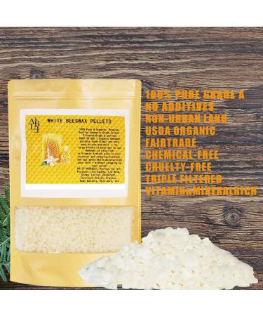 Howemon White Beeswax Pellets 2LB - 100% Pure Triple Filtered for Skin, Face, Body & Hair Care - DIY Creams, Lotions, Lip Balm & Soap Making Supplies - Buy Online on SooperMarket.com