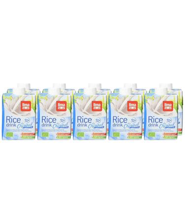 LIMA Rice Drink Original - Pack of 10 (10 x 500g) | Dairy-Free & Vegan Milk Alternative | International Shipping Available - Buy Online on SooperMarket.com