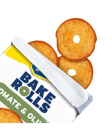 TUC Bake Rolls Tomato & Olive - Crispy Bread Chips & Snack Chips Bulk Pack 8 x 150g | 1.2kg International Shipping - Buy Online on SooperMarket.com