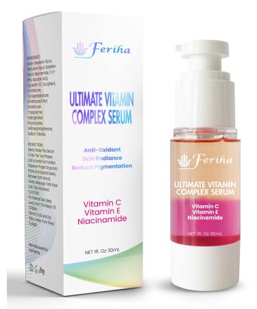 Ultimate Vitamin Complex Serum Vitamin C + E Niacinamide BI-Phase Dual Serum for a Luminous and Unified Complexion