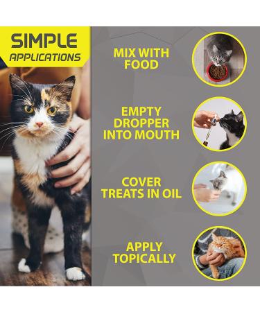 Epic Chimp Feline Hemp Oil 28,000mg with Vegan Omegas 3 & 6 | Vitamin E | Healthy Skin & Fur | 1oz - Buy Online on SooperMarket.com