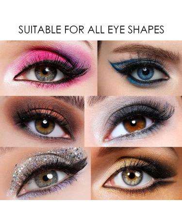 Reusable Magnetic Eyelashes 4 Pairs - Natural Look 3D False Lashes Extension Kit with Applicator Tweezers - Buy Online on SooperMarket.com