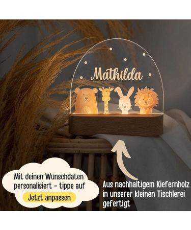 Personalized Night Light for Babies | Custom Bedside Lamp & Unique Baby Gifts - Buy Online on SooperMarket.com