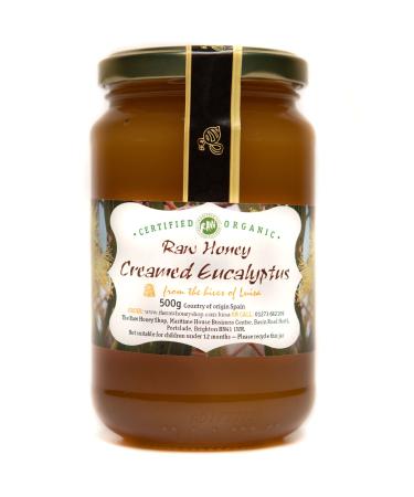 Luisa s Raw Certified Organic Creamed Eucalyptus Honey |Antibacterial |Unpasteurised |Single Origin |The Raw Honey Shop |(500g)