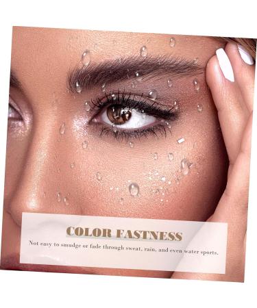 Healeved 2pcs Eyeshadow Eye Makeup Liquid Eye Shadow Make up Shampoo+shield Cosmetics Plastic Silver - Buy Online on SooperMarket.com