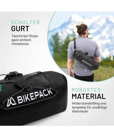 100% Waterproof Bike Pack Handlebar Bag | Ideal for eBike Racing & Gravel Bikes - Premium Quality Bicycle Pocket Accessories - Buy Online on SooperMarket.com