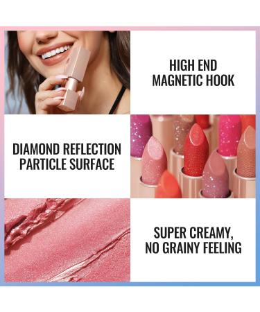 Oulac Moisture Shine Lipstick Bronze - Vegan Shimmering Lip Care for Hydrated Lips (PG06 Precious Moment) - Buy Online on SooperMarket.com