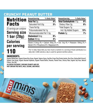 CLIF BAR Minis Mixed Selection Box - 15 Bars | Energy Bars Variety Pack - Buy Online on SooperMarket.com