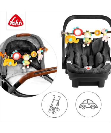 Fehn Stroller Chain Toy Safari | Cute Baby Mobile Chain for Strollers Seats & Cots | Perfect Accessories for Infants 0+ Months - Buy Online on SooperMarket.com