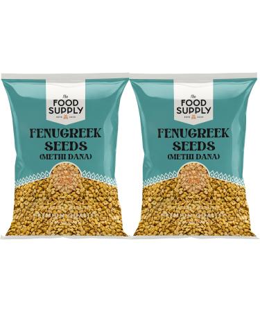Fenugreek Seeds 2x100g Methi Seeds Whole Seeds - Finest Premium Quality | 100% All Natural | No additives or preservatives