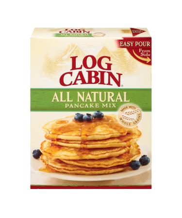 Log Cabin All Natural Pancake Mix, Made With Whole Grains, 28 oz.