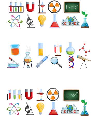 33 Stand Up Science Biology Chemistry Physics Themed Edible Wafer paper Cake Toppers Decorations - Buy Online on SooperMarket.com