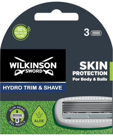 Wilkinson Hydro Trim & Shave Razor for Men - Ultimate Skin Protection & Trimmer | 3 Series - Buy Online on SooperMarket.com