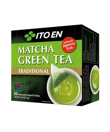 Ito En Traditional Matcha Green Tea 50 Count Zero Calories, Caffeinated