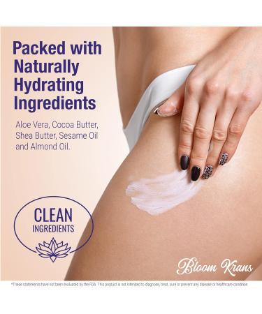 Bloom Krans Stretch Mark Cream for Pregnancy | Moisturizing Stretch Mark Remover & Prevention Lotion for Pregnant Belly & Postpartum Essentials - Buy Online on SooperMarket.com