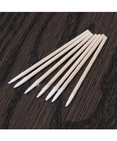 100Pcs Pointed Cotton Swabs Wooden Handle - Makeup Health Medical Ear Jewelry Clean Sticks Buds Tips - Buy Online on SooperMarket.com