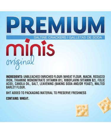 Premium Original Mini Saltine Crackers 11 oz - Savory Snack Essential - Buy Online on SooperMarket.com
