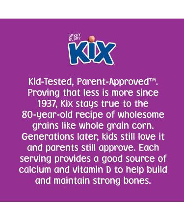 Berry Berry Kix Whole Grain Breakfast Cereal 18 oz - Nutritious and Delicious - Buy Online on SooperMarket.com