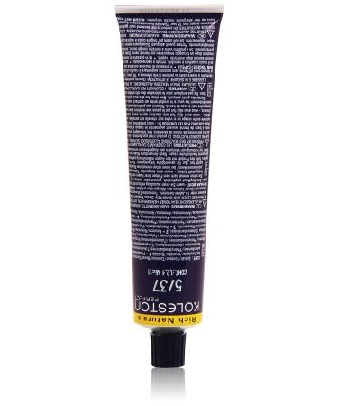 Wella Professionals Koleston 5/ 37 light brown golden-brown 1 pack (1 x 60 ml) 5/37 light brown golden-brown
