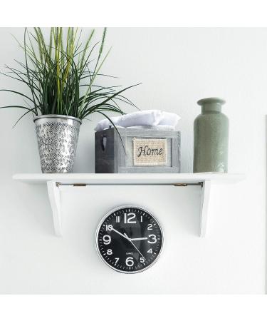 Brielle Home 6-Piece Washcloth Set in Wooden Crate - Grey & White - Buy Online on SooperMarket.com