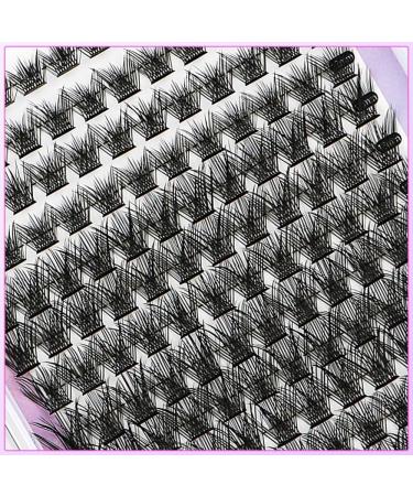 Rxuaw DIY Eyelash Extension Kit Lash Clusters 12 Rows Cluster Lashes with Glue and Tweezer for Lash Extension Beginners One - Buy Online on SooperMarket.com