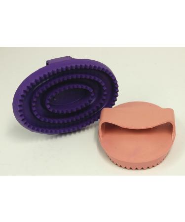 Lincoln Rubber Curry Comb - Purple - Large