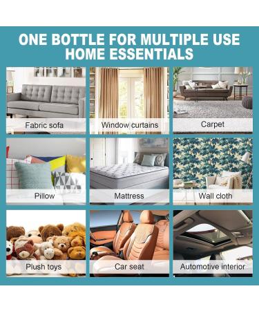 Multi-Functional Fabric Dry Cleaning Foam Sprayer Dry Foam Cleaner for Fabric Fabric Dry Cleaning Foam Sofa Cleaner and Stain Remover Fabric Dry Foam Cleaner for Clothes Furniture Car (2pcs) - Buy Online on SooperMarket.com