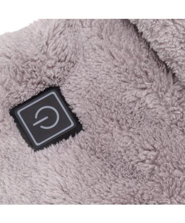 ZLXHDL USB Electric Heated Neck Pillow & Winter Scarf for Women - Intelligent Thermal Heating 3 Temperature Settings Perfect for Cold Weather (Gray) - Buy Online on SooperMarket.com