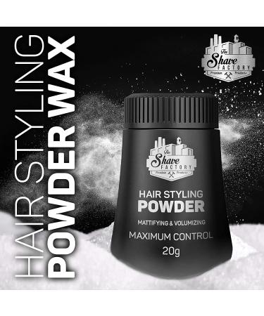 Shave Factory Volume Powder for Men | Long-Lasting Hair Styling | Mattifying & Volumizing | 2 x 20g - Unpollinated - Buy Online on SooperMarket.com
