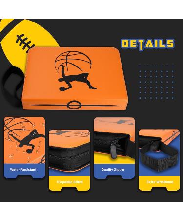 CLOVERCAT 4 Pocket Waterproof Trading Card Binder - Sports Theme Basketball Figure Display Holder for Pokmon, Yugioh, MTG & TCG - 400 Double Sided Pockets - Expandable - Buy Online on SooperMarket.com