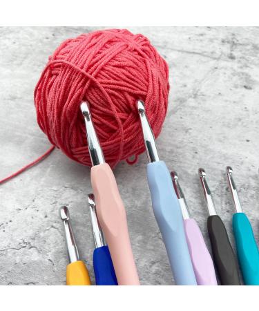 Mdoker Size H/8 Ergonomic Crochet Hook - Extra Long with Soft Handles for Arthritic Hands - Comfortable and Easy to Use for Beginners and Experienced Crocheters - Buy Online on SooperMarket.com