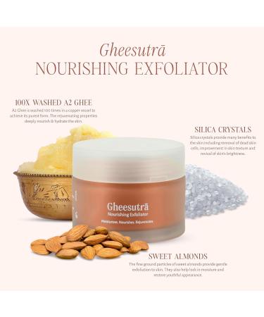 Shankara Gheesutra Face Exfoliator - Nourishing Ayurvedic Scrub with A2 Ghee & Almonds for Glowing Skin - Buy Online on SooperMarket.com