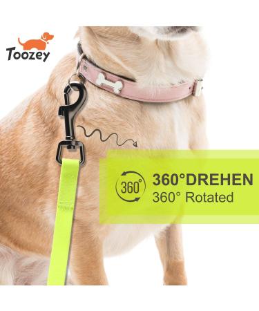Toozey Waterproof Drag Line for Dogs - 3m 5m 7m 10m 15m 20m - Robust Leash with Hand Loop & Mains Bag - Perfect for All Dog Sizes - Neon Yellow - Buy Online on SooperMarket.com