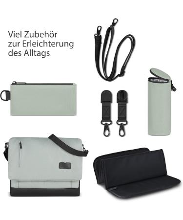 ABC Design Diaper Bag Urban | Crossbody Messenger Bag with Baby Accessories | Large Compartment & Wide Shoulder Strap - Polyester Pine - Buy Online on SooperMarket.com