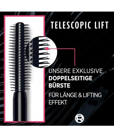 L'Or al Paris Mascara Double Pack - Long-Lasting 36 Hour Lift & Volume Telescopic Black 9.9ml Each | Shop Now! - Buy Online on SooperMarket.com