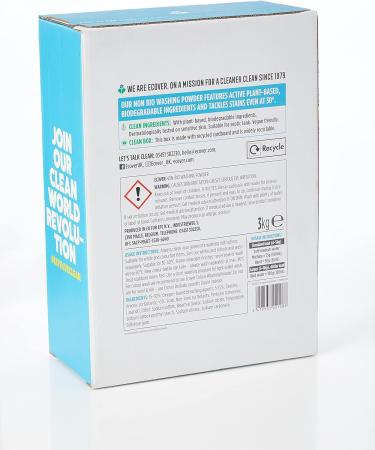 Ecover Non-Bio Washing Powder 3 kg - 40 Washes | Eco-Friendly Laundry Detergent - Buy Online on SooperMarket.com