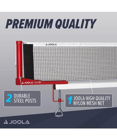 JOOLA Club Competition Table Tennis Net & Post Set - Portable 72 Regulation Size Ping Pong Screw On Clamp Net - Buy Online on SooperMarket.com