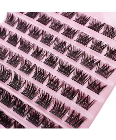 Selawasty 80pcs Lash Clusters D Curl Mega Volume Wispy Individual Eyelash Extensions - DIY at Home (S5-D-8-16MIX) - Buy Online on SooperMarket.com