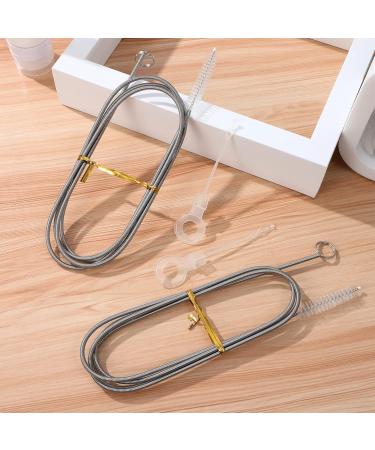 Cabilock Drain Straw Brush Set - 4 Flexible Grabber Claw Tools for Kitchen Sink Drain Cleaning - Effective Home Drain Cleaners - Buy Online on SooperMarket.com