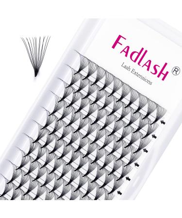 Eyelashes compartment eyelash 14d 0.07mm d curl 13mm russian eyelash extensions prefabricated fan premade russian lashes pennant lexensions (14d-0.07-d 13mm) 1 piece (1 Pack) 14D-0.07d
