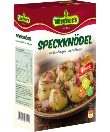 Werner s bacon dumplings 4 pieces in cooking bag 6 packs in a box