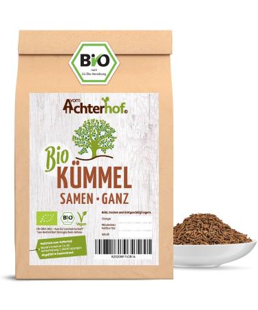 Organic caraway completely real (500g) Caraway seeds Caraway tea from the Achterhof Caraway seeds Caraway Whole Organic 500 g (1 pack)
