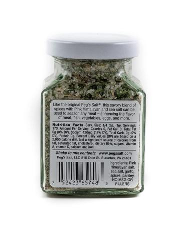 Peg's Pink Salt Seasoned Salt - Gourmet All Purpose Seasoning with Herbs and Spices (6 oz) - Buy Online on SooperMarket.com
