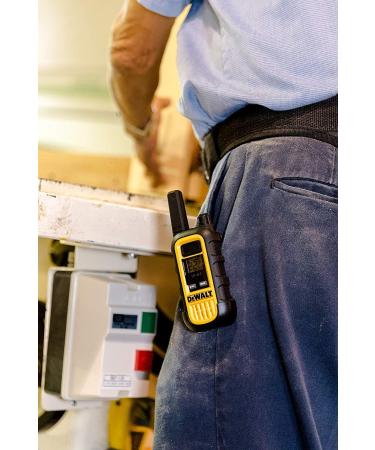 DEWALT DXFRS300 Heavy Duty Walkie Talkies - Waterproof, Shock Resistant, Long Range, Rechargeable Two-Way Radio (2 Pack) - Buy Online on SooperMarket.com