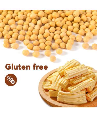 ONTRUE Dried Beancurd Sticks 9.88 Oz - Asian Tofu Yuba, Precut Non-GMO Vegan Protein Snack - Gourmet Gift - Buy Online on SooperMarket.com