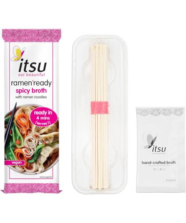 itsu ramen ready spicy broth - ribbon tied ramen noodles multipack with spicy broth (6 Pack x 86g) - Buy Online on SooperMarket.com
